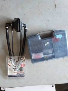 Boat Motor Flusher & Tackle Box With Contents