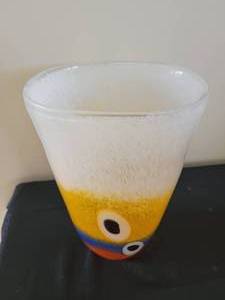 lot 25 image: Modern Contemporary Art-Glass Vase