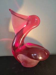 lot 10 image: Jack Nelson Lucite Pelican Sculpture