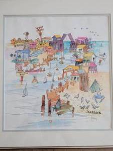 lot 76 image: Evelyn Stebbins The Blankety Blank Bridge Signed