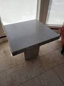 lot 7 image: Postmodern Tranmarble Side Table