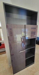 lot 8 image: Scandinavian Designs Modiana Cabinet  Grey Koto Veneer