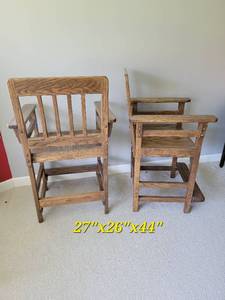 lot 37 image: Mission Pool Stool Pair