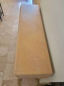 lot 51 image: Modern Pickled Sofa Table Console from Drexel