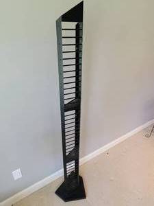 lot 162 image: Industrial Modern CD Shelf
