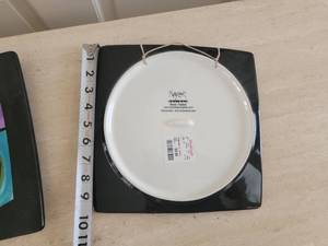 lot 235 image: Dcor Plate Coffee Themed Pair