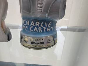 lot 232 image: Charlie Mccarthy & Mortimer Snerd Jim Beam Decanters 1976