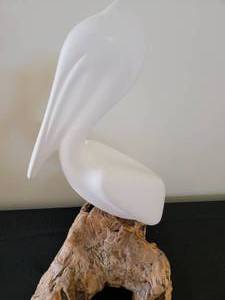 lot 117 image: John Perry White Pelican Sculpture