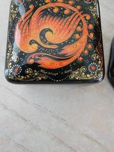 lot 266 image: Russian Lacquer Box Collection  lot of 5