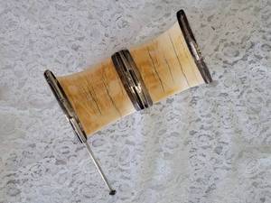 lot 318 image: Vintage Bone Cuff Bracelet