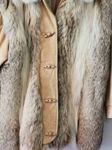 lot 68 image: Coyote & Deer Skin Fur JacketVest  Mens