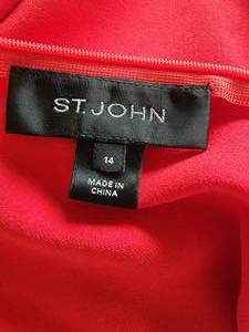 lot 168 image: St. John Power Red Dress  size 14