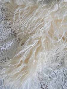 lot 59C image: Mink Mongolian Lamb Fur Scarf