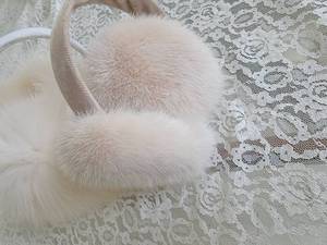 lot 59D image: Two Ear Muffs  Mink and Fox