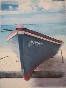 lot 140A image: SIGNED Fine Art Print by Chauve Aukenthales - Le Bateau Bleu