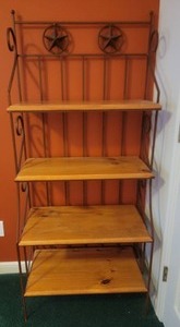 lot 90 image: Lone Star Texas Mission Etagere Shelf