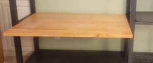 lot 195B image: Room and Board Rolling Workspace Surface  Storage Unit A