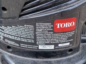 lot 331 image: Toro Super Blower Vac 51602