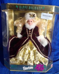 New 1996 Barbie Happy Holidays Special Edition Mattel