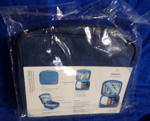 Brand New  Denim Travel Toiletry PouchBag