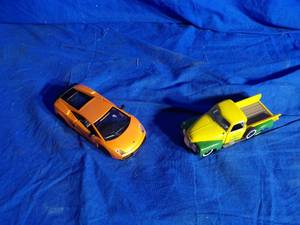 Lot of 4 Collectible Toy Cars (See All Photos for colors and details)