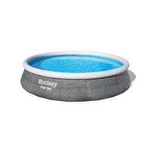 New  Bestway Fast Set 13 x 30 Round Inflatable Pool Set
