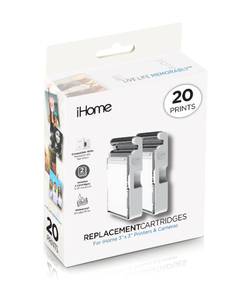 New  Lot of 4 - iHome 2-Pack 3 x 3 Ink and Paper Cartridges