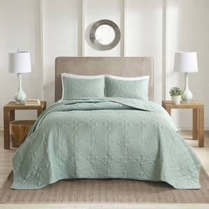 New  510 Design Hayley Reversible 3-Pc. Bedspread Set - KingCal. King (Seafoam)