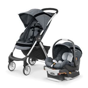 New  Chicco Mini Bravo Sport Travel System - Carbon