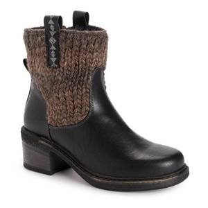 Muk Luks Womens Arya Arlene Bootie (Black) - Size 9.5