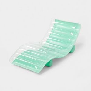 New Chaise Pool Float Lounge Green - Sun Squad