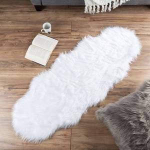 New  Lavish Home Faux Sheepskin 2 x 5 Runner Area Rug