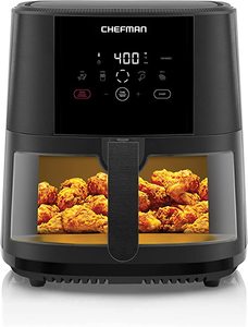 New  ChefmanTurboTouch 8-qt. Easy-View Air Fryer