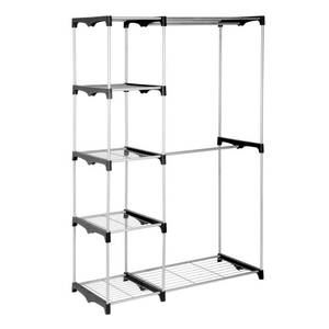 New Honey Can Do Double Rod Freestanding Closet
