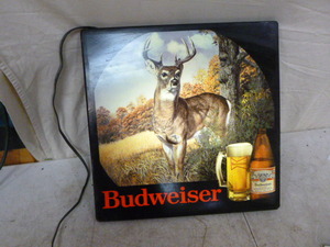 lot 7 image: Budweiser Lighted Sign
