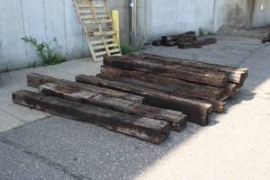 lot 540 image: Lot of (18) Railroad Ties 102x9x9