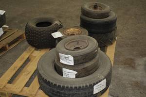 lot 1061 image: Lot of (9) Misc Tires