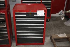 lot 542 image: 12-drawer Tool Cabinet