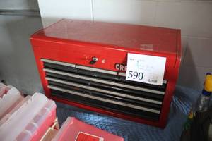lot 590 image: Craftsman 6-drawer Tool Chest