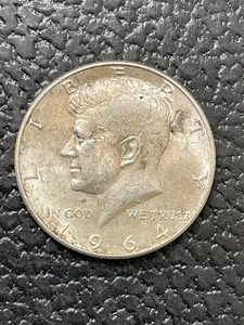 lot 11 image: 1964-D Kennedy Half Dollar