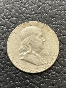 lot 27 image: 1963-D Franklin Half Dollar