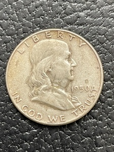 lot 28 image: 1950 Franklin Half Dollar