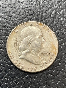 lot 41 image: 1960-D Franklin Half Dollar