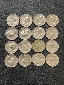 lot 53 image: Bicentennial Washington Quarters