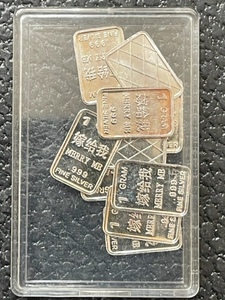 lot 59 image: 10 Grams .999 Fine Silver - 1 Gram Bars