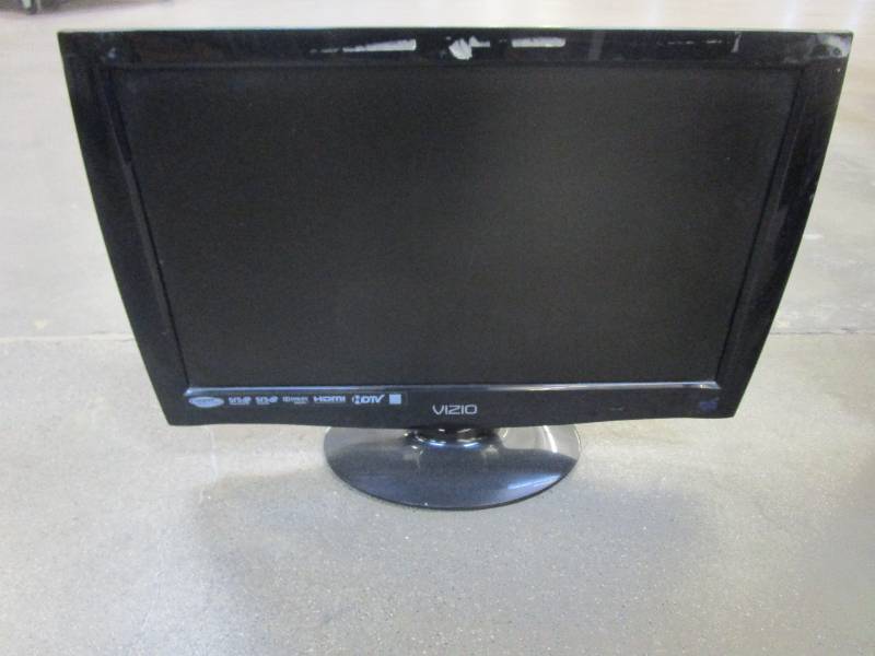 lot 14 image: Lot of 5 Small Computer Monitors (UNTESTED, USED IN WAREHOUSE, SOME MAYBE MISSING CORDS)
