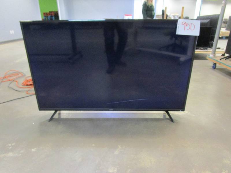 lot 950 image: VIZIO 55-Inch V-Series 4K UHD LED HDR Smart TV with Apple AirPlay and Chromecast Built-in, Dolby Vision, HDR10, HDMI 2.1, Auto Game Mode and Low Latency Gaming, V555-J01 (SCRATCH AT BOTTOM OF SCREEN)