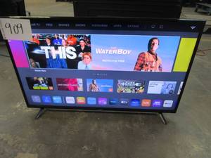 lot 909 image: VIZIO V-Series 43 Class 4K HDR Smart TV - V435-J01 (BACK CASE IS DENTED, SCRATCH ON CENTER OF SCREEN)