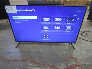 lot 924 image: Westinghouse 50 4K Ultra HD Smart Roku TV with HDR WR50UT4212