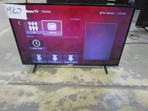 lot 927 image: TCL 43-inch 4K UHD Smart LED TV - 43S435, 2021 Model